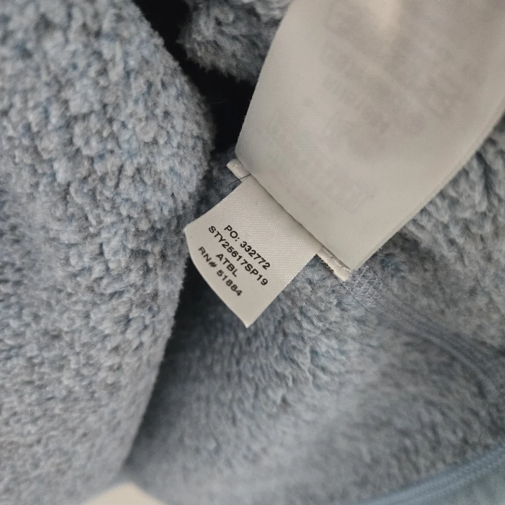 Patagonia Better Sweater 1/4-Zip Pullover Sweatshirt Heathered Hawthorne Blue M - Picture 6 of 7